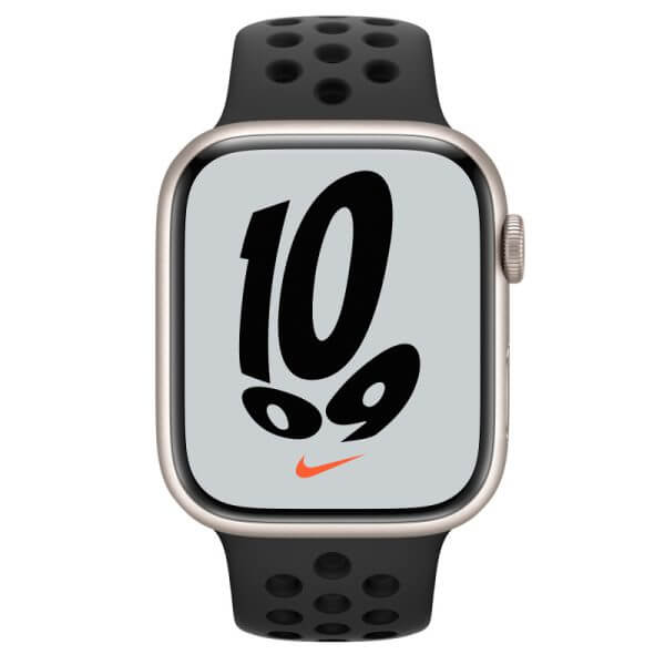 ساعت هوشمند اپل واچ سری 7 مدل 41mm Aluminum Case with Nike Sport silicone Band